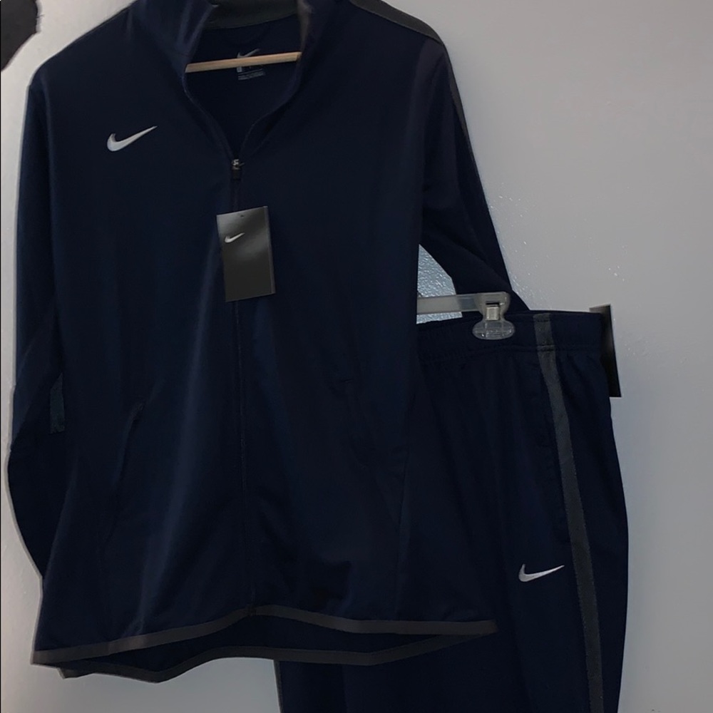 Navy Blue Nike Track Suit